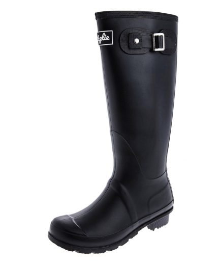 Botas Lluvia Altas Wellington Negro Matte