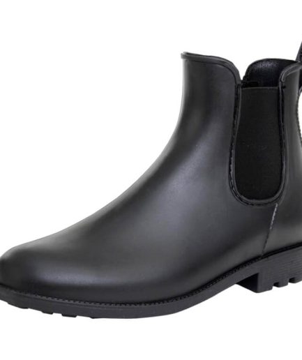 Botines Lluvia Chelsea Negro Matte