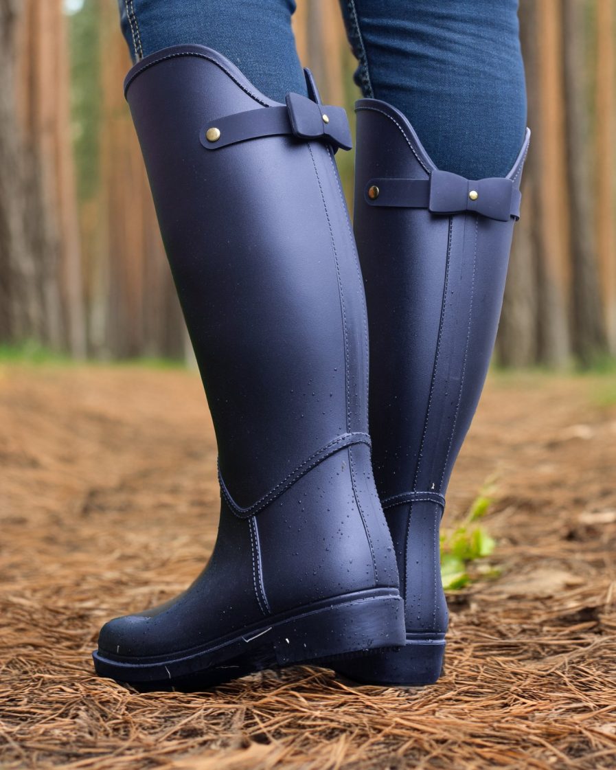 Botas LLuvia Golden Bowtie - Azul Navy - Imagen 5