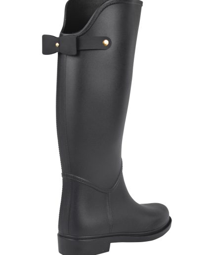 Botas Lluvia Golden Bowtie Negro