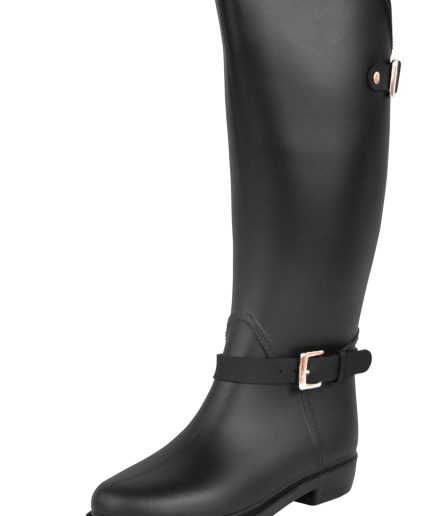 Botas Lluvia Eternity Twin Buckle Negro