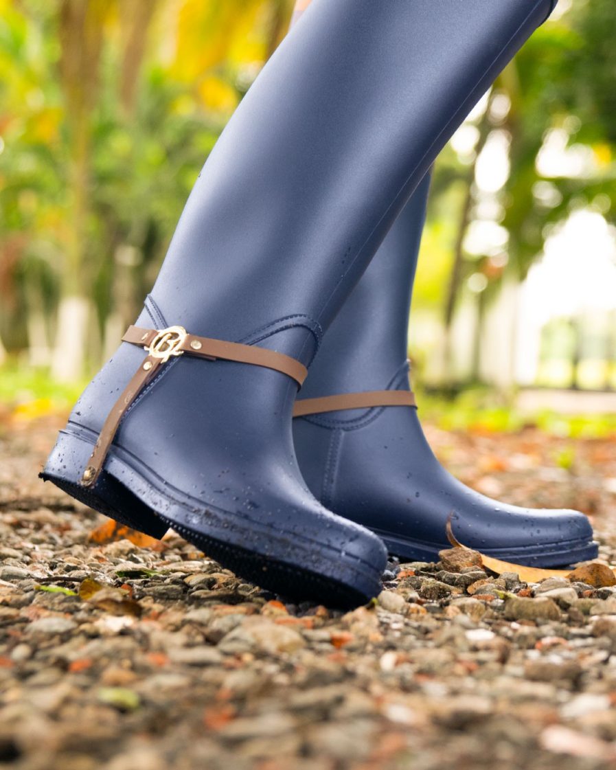 Botas Lluvia Golden Insignia Azul / Cafe - Imagen 5
