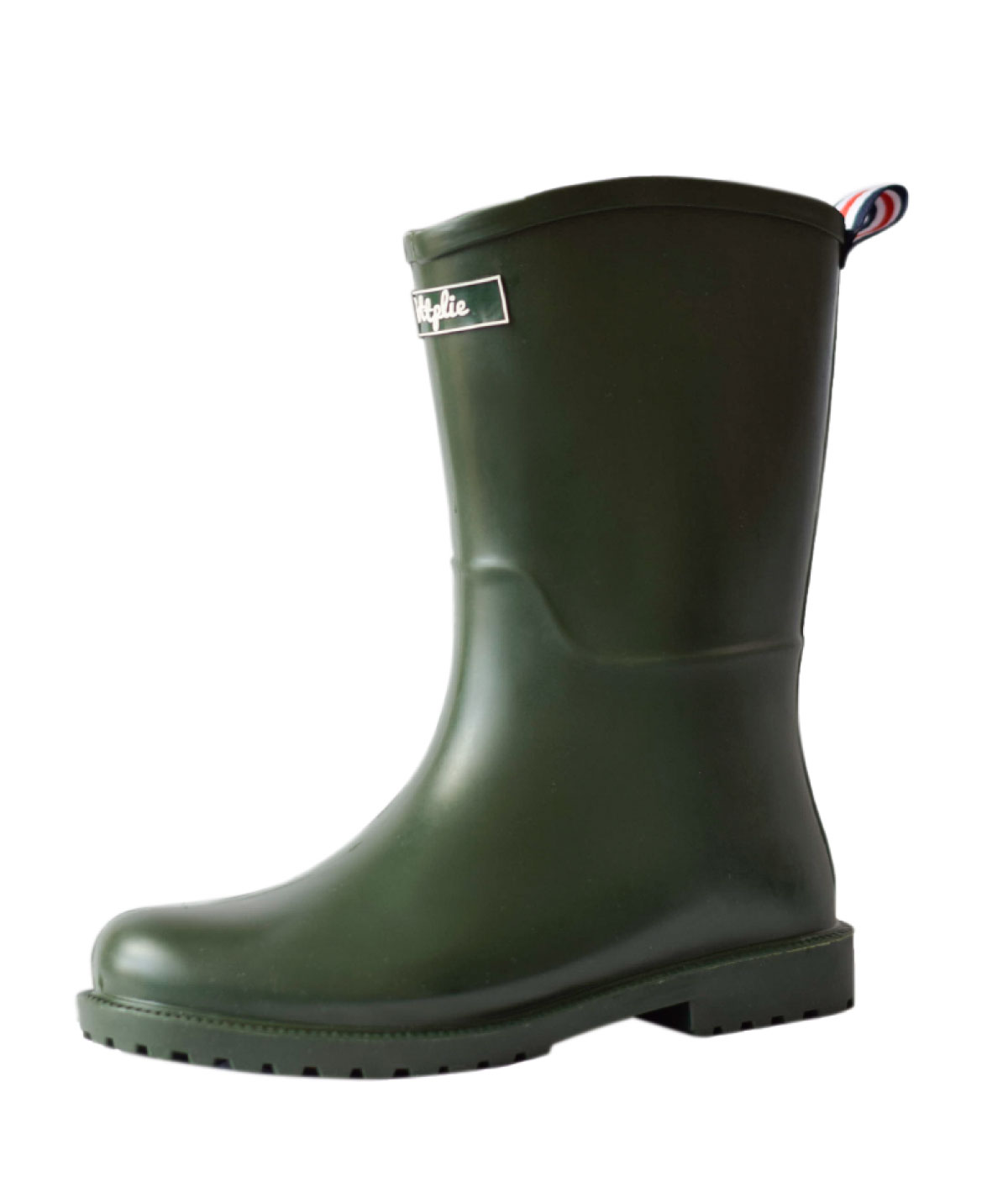 Botas Lluvia Mediana Yorq Verde Militar Matte - Bottplie