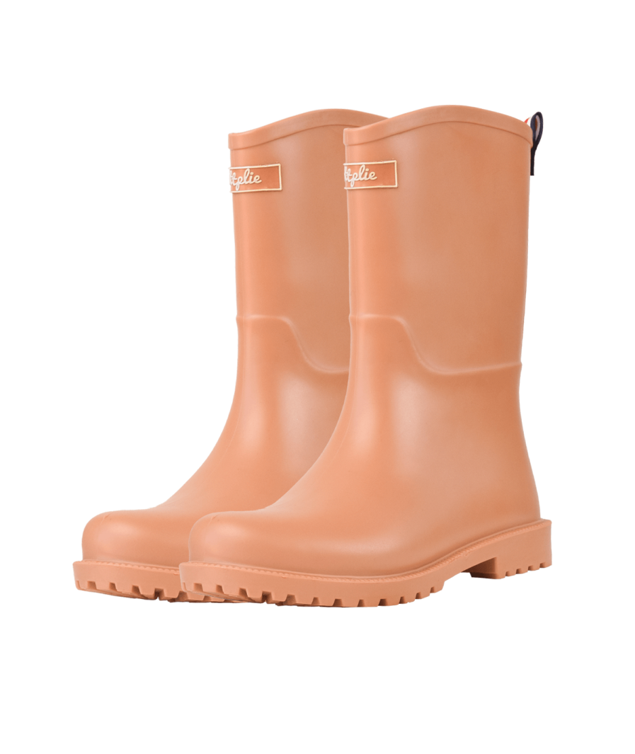 Botas Lluvia Medianas Yorq Camel Oscuro - Imagen 2