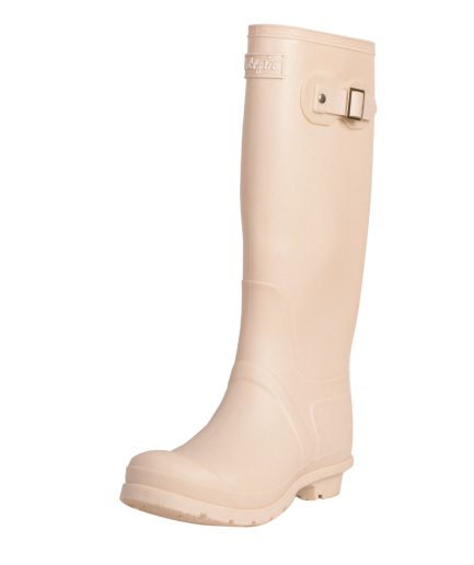 Botas Lluvia Wellington Beige Matte