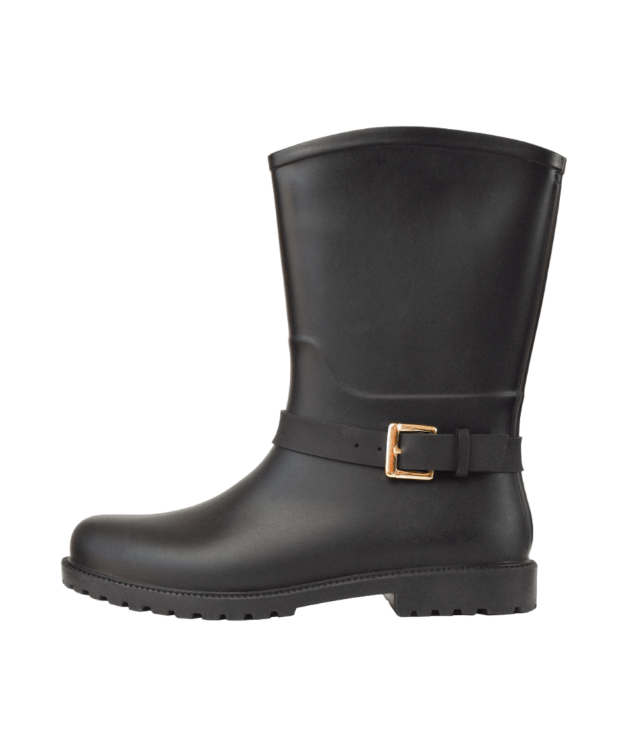 Botas Lluvia Mediana Mylan - Negro Matte - Imagen 3