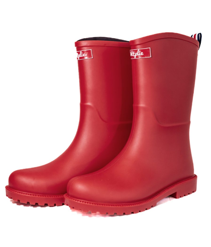 Botas Lluvia Mediana Yorq Rojo Matte - Imagen 2