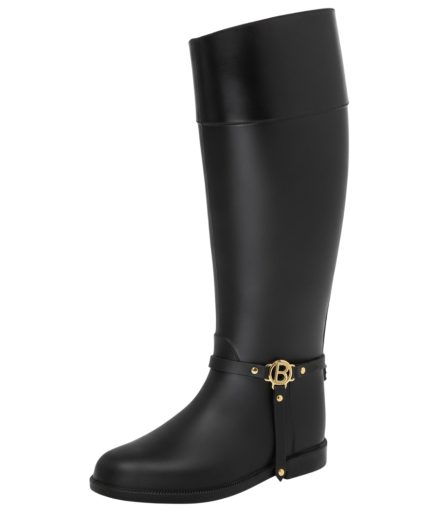 Botas Lluvia Luxury Golden Insignia Negro