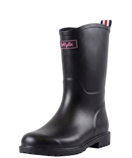 Botas Lluvia Mediana Yorq Negro/Purpure Matte